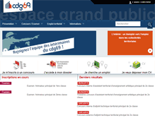 Tablet Screenshot of cdg69.fr